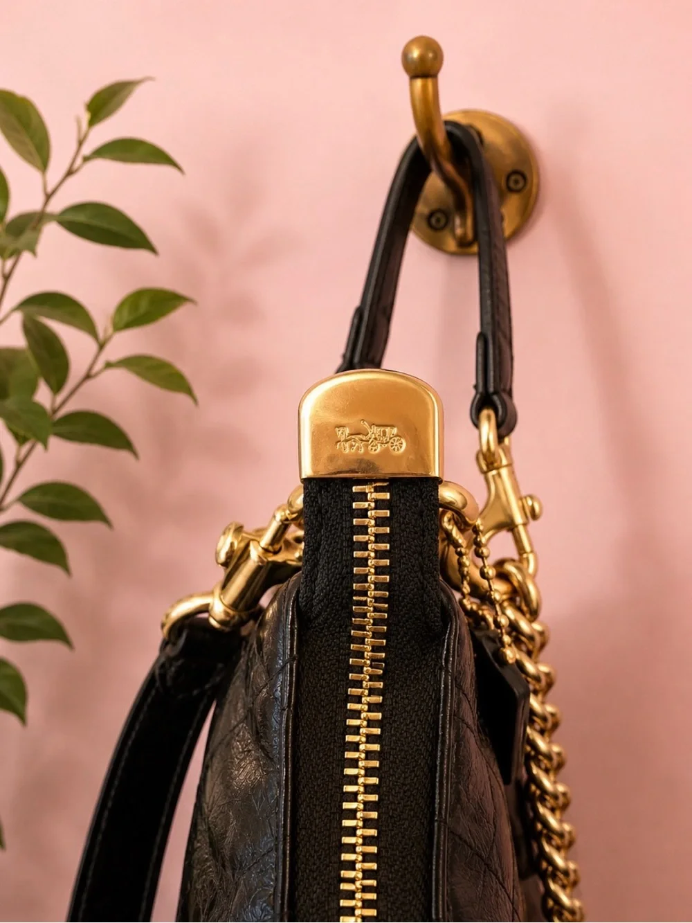 Coach compact shoulder